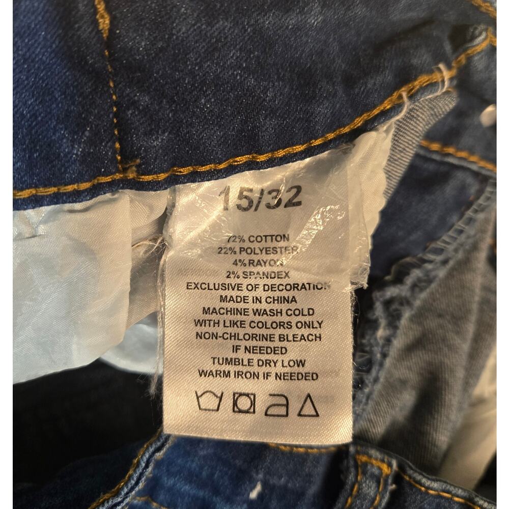 Celebrity Ace Womens Blue Flare Jeans Y2K Belted Cargo Streetwear Utility 15/32 - Picture 10 of 13